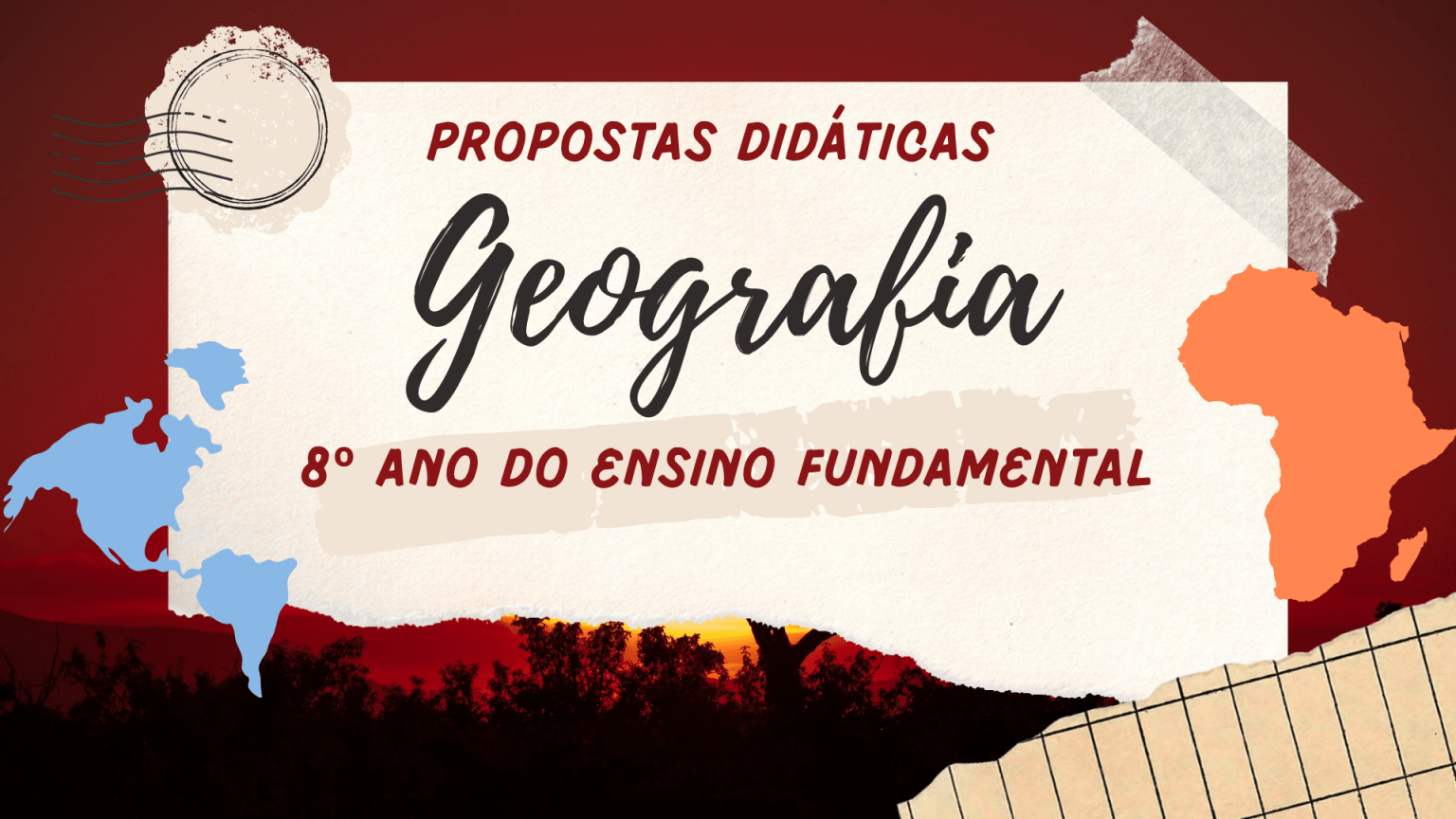 Propostas Did Ticas Geografia Ano Conex O Escola Sme