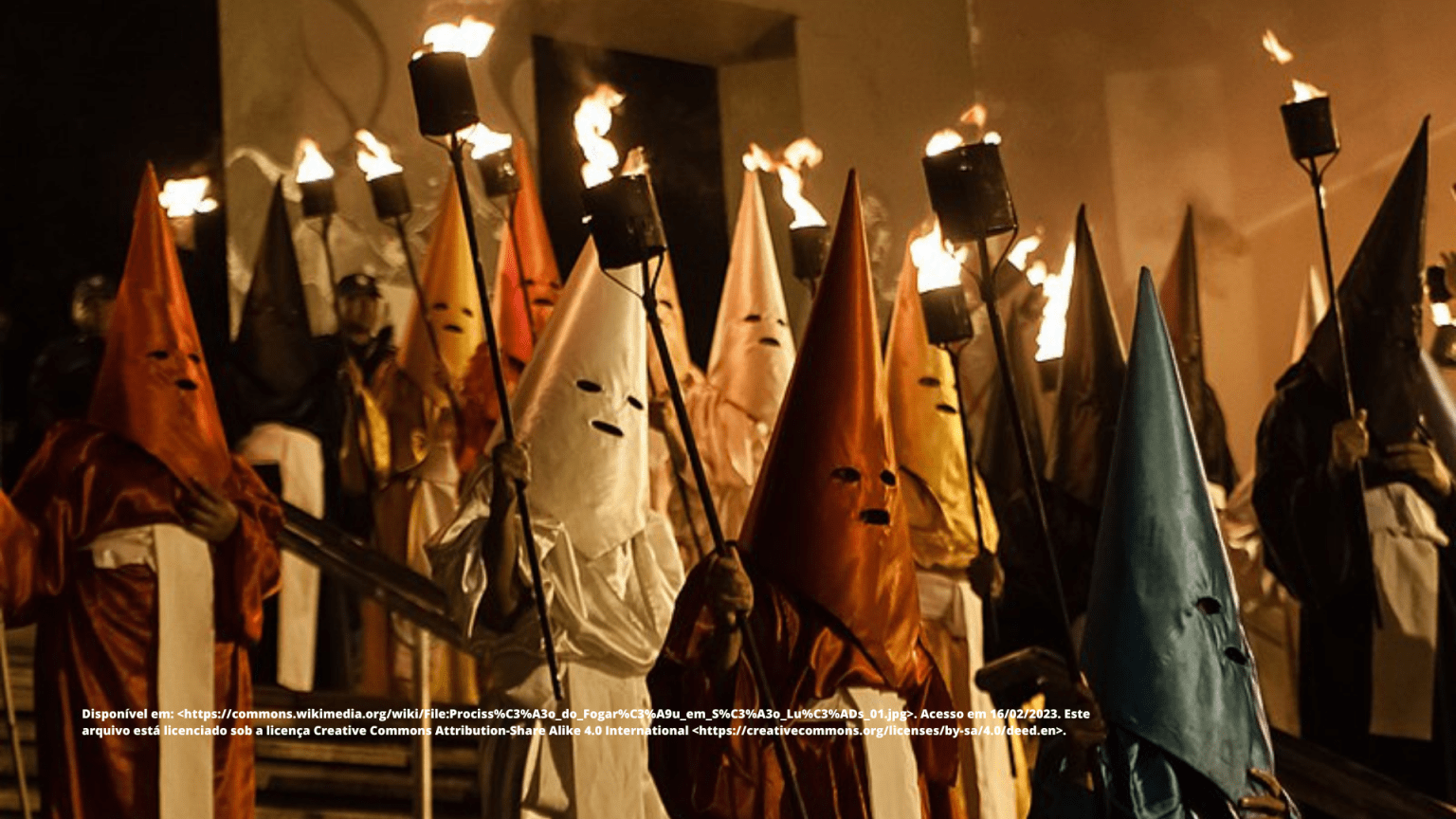 Geografia Festas tradicionais A Procissão do Fogaréu Conexão