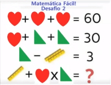 Desafio de Matemática