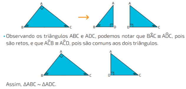 Matemática – Relações métricas no triângulo retângulo e o Teorema de  Pitágoras – Conexão Escola SME