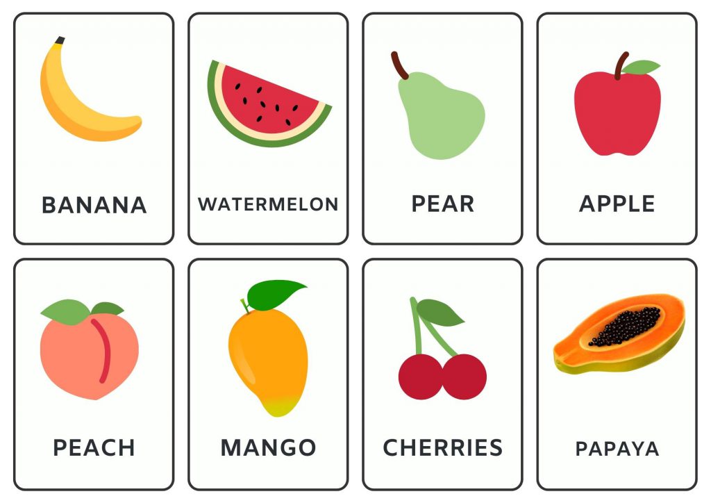 123 nomes de deliciosas frutas em inglês