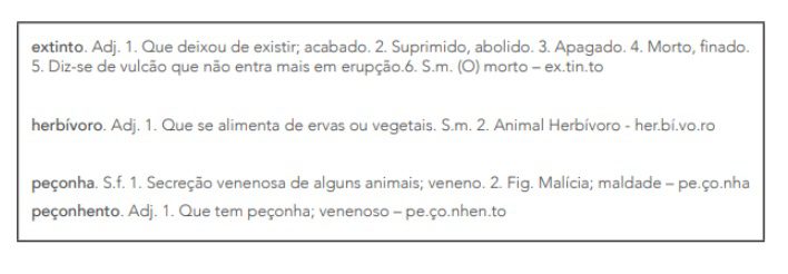 Língua Portuguesa – Verbetes de enciclopédia e dicionários – Conexão ...
