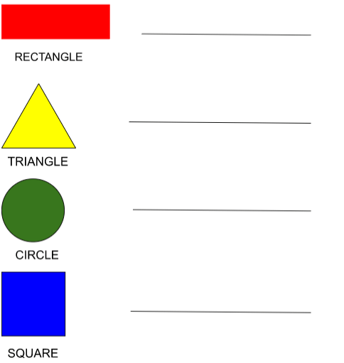 Inglês no dia a dia: Formas Geométricas 1 - (Shapes)