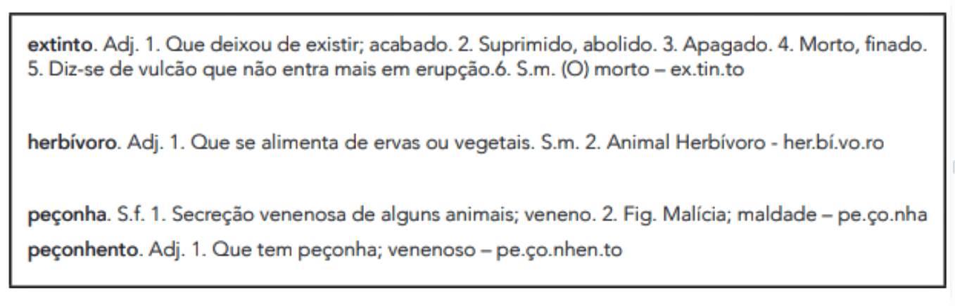 Língua Portuguesa – Verbetes de enciclopédia e dicionários – Conexão ...