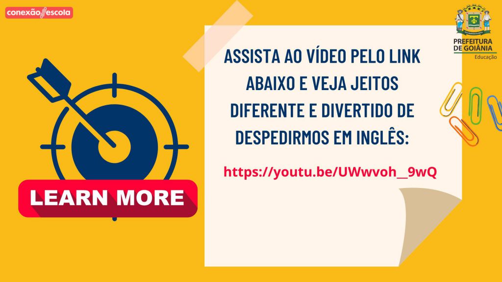 Língua Inglesa – Você conhece as saudações em inglês? – Conexão