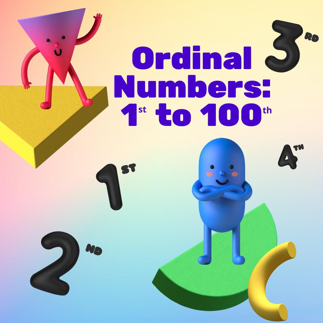 You are currently viewing Língua Inglesa – Ordinal Numbers: 1st to 100th