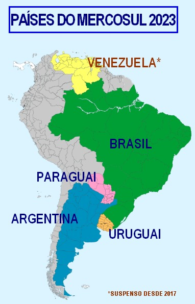 You are currently viewing Geografia – O Brasil e o Mercosul