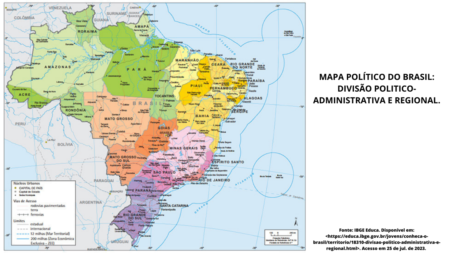 Geografia – A divisão político-administrativa e a divisão regional do ...