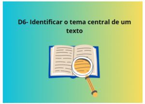 Língua Portuguesa – D6- Identificar o tema central de um texto ...