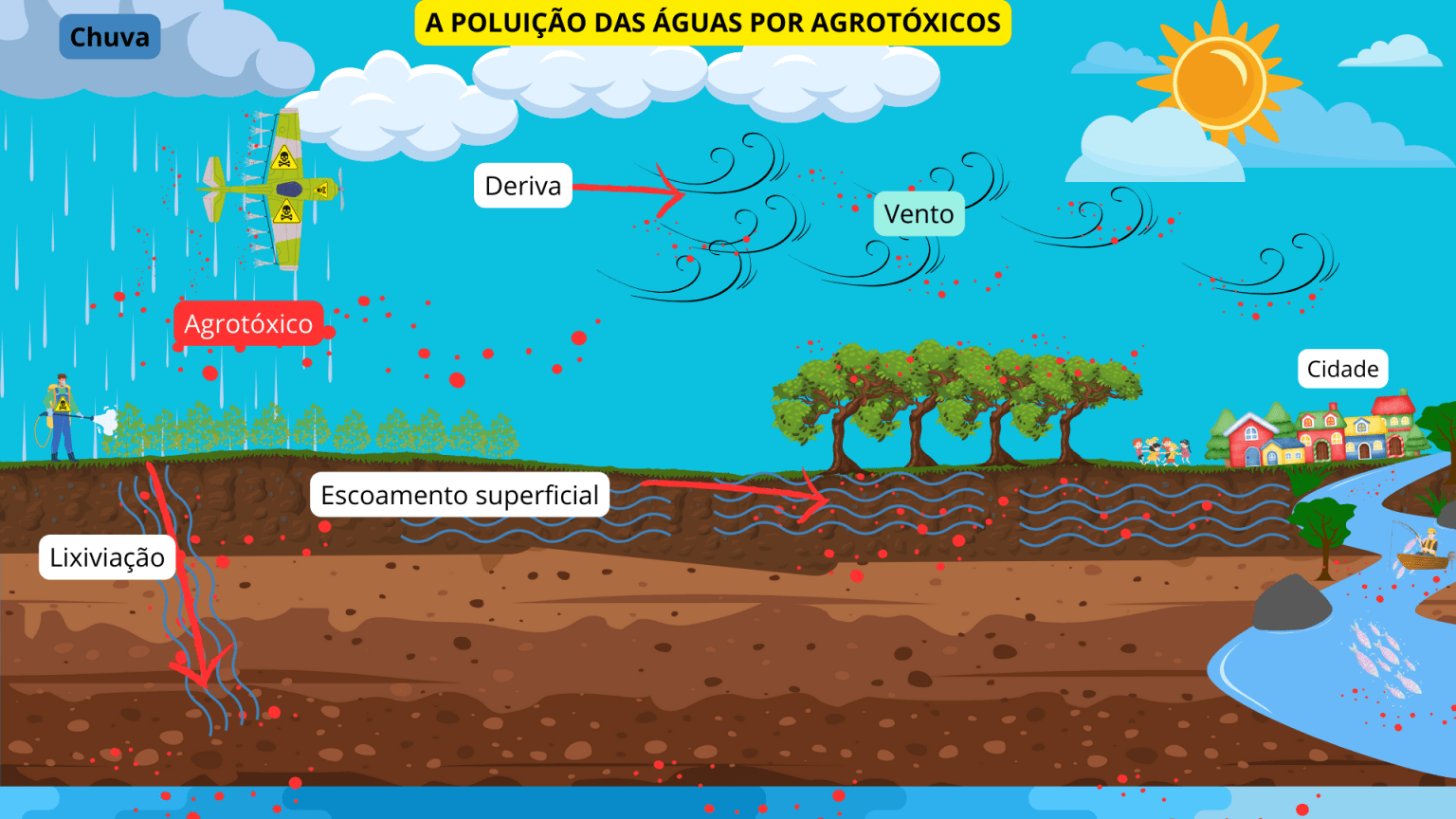 Geografia – Os agrotóxicos e a contaminação das águas – Conexão Escola SME
