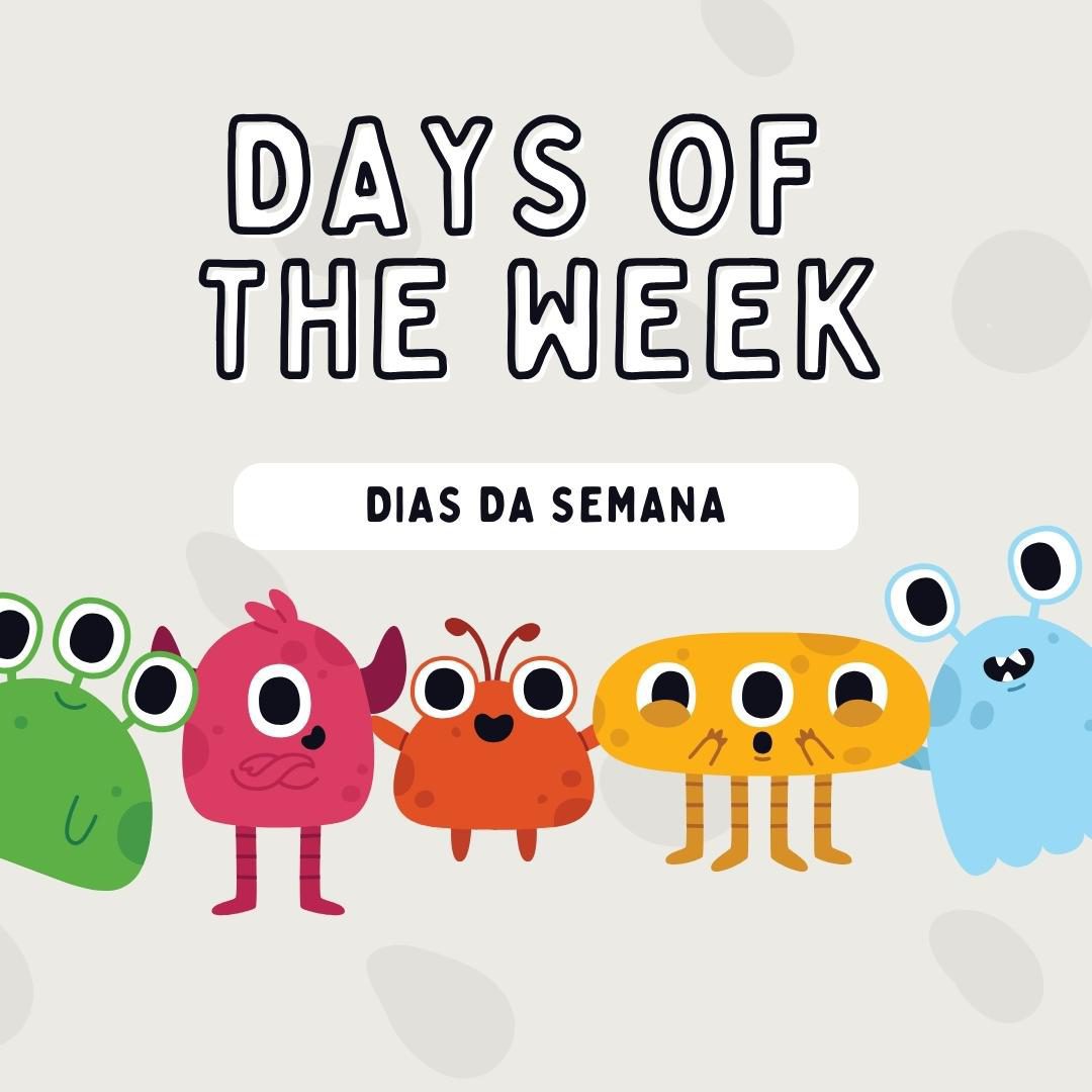 Língua Inglesa – Days of the week (Dias da semana) – Conexão