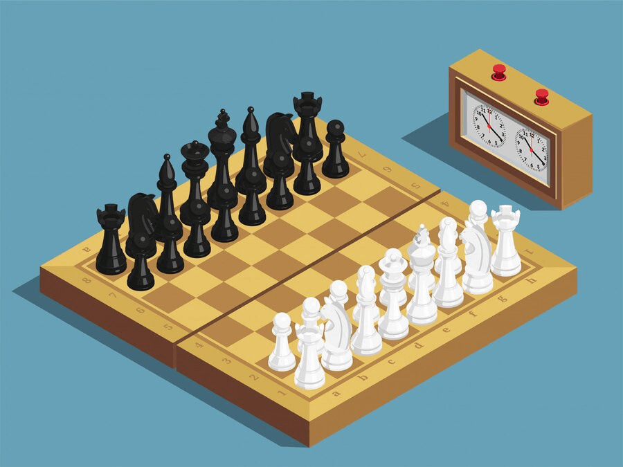 Jogo de xadrez onde cada peça é uma graça diferente