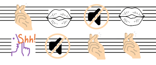 REGISTRO e NOTAÇÃO MUSICAL Analise a imagem e responda image: A) Partitura  convencional B) Partitura não 