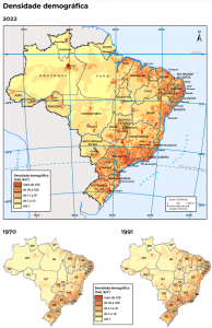 Geografia – A urbanização do Brasil e a relação com a densidade ...